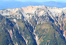 Glacial cirques at Mt.Yakushidake Geopoint
